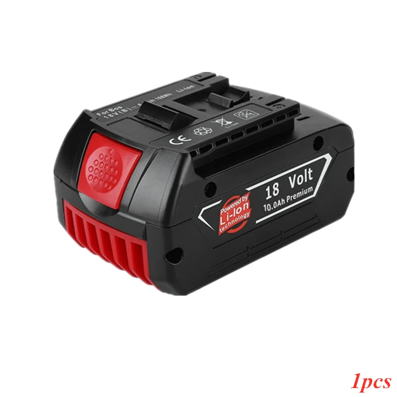 100% batteria ricaricabile agli ioni di litio originale 18V 10.0A per Bosch 10000mah indicatore di ricambio portatile per utensili elettrici di ricambio