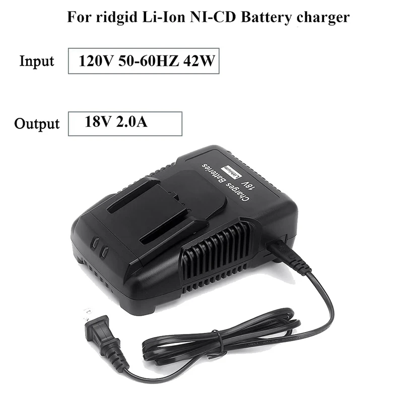 18V Lithium Battery Charger R86091 For AEG RIDGID BL1218 L1830R R86091 R840083 L1815R L1830R Adapter