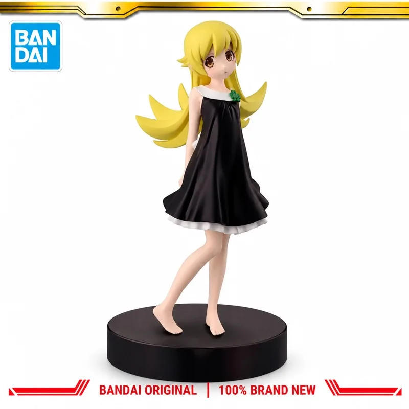 En stock: Figura de acción original Bandai Banpresto Tsukimonogatari Oshino Shinobu, modelo de muñeca, nueva en caja, juguetes de personajes de anime.
