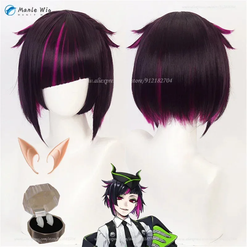 

Аниме Лилия Ванрог Косплей Парик Черная Роза Парик Термостойкие Синтетические Волосы Парики Для Хэллоуина Парик Кепка