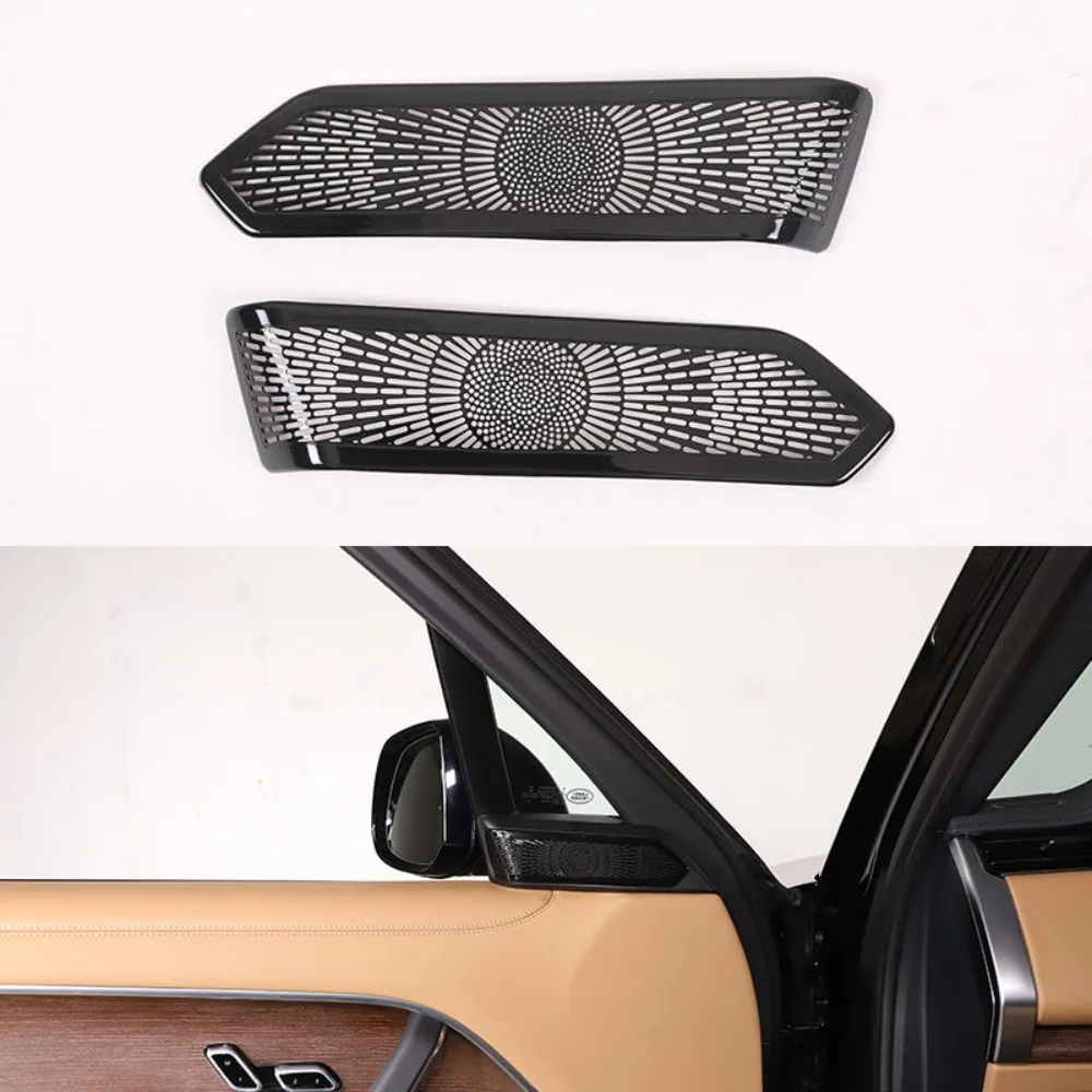 Car For Range Rover sports/Executive 2023 Car A Pillar Speaker cover Stainless Steel Decorative Accessories