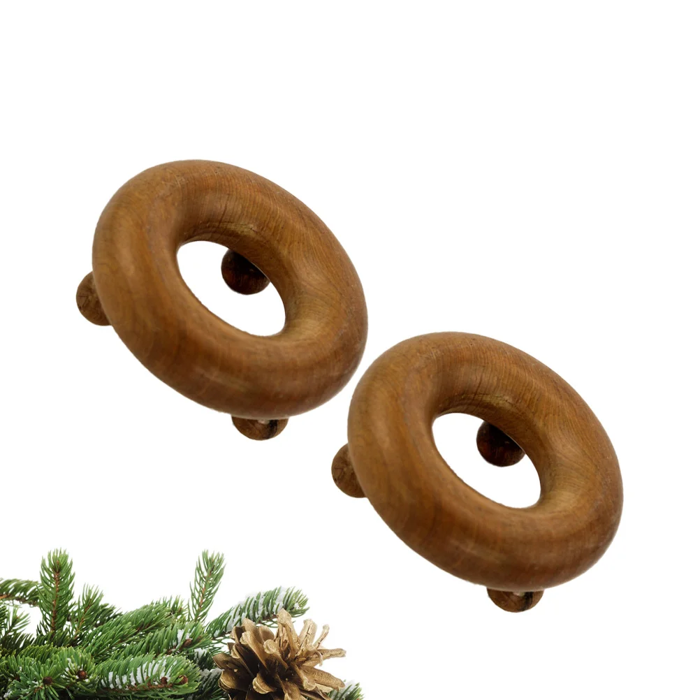 

2Pcs Wood Massager with Ergonomic Design Stress Relief Acupressure Tool for Full Body Relaxation Smooth Safe Skin