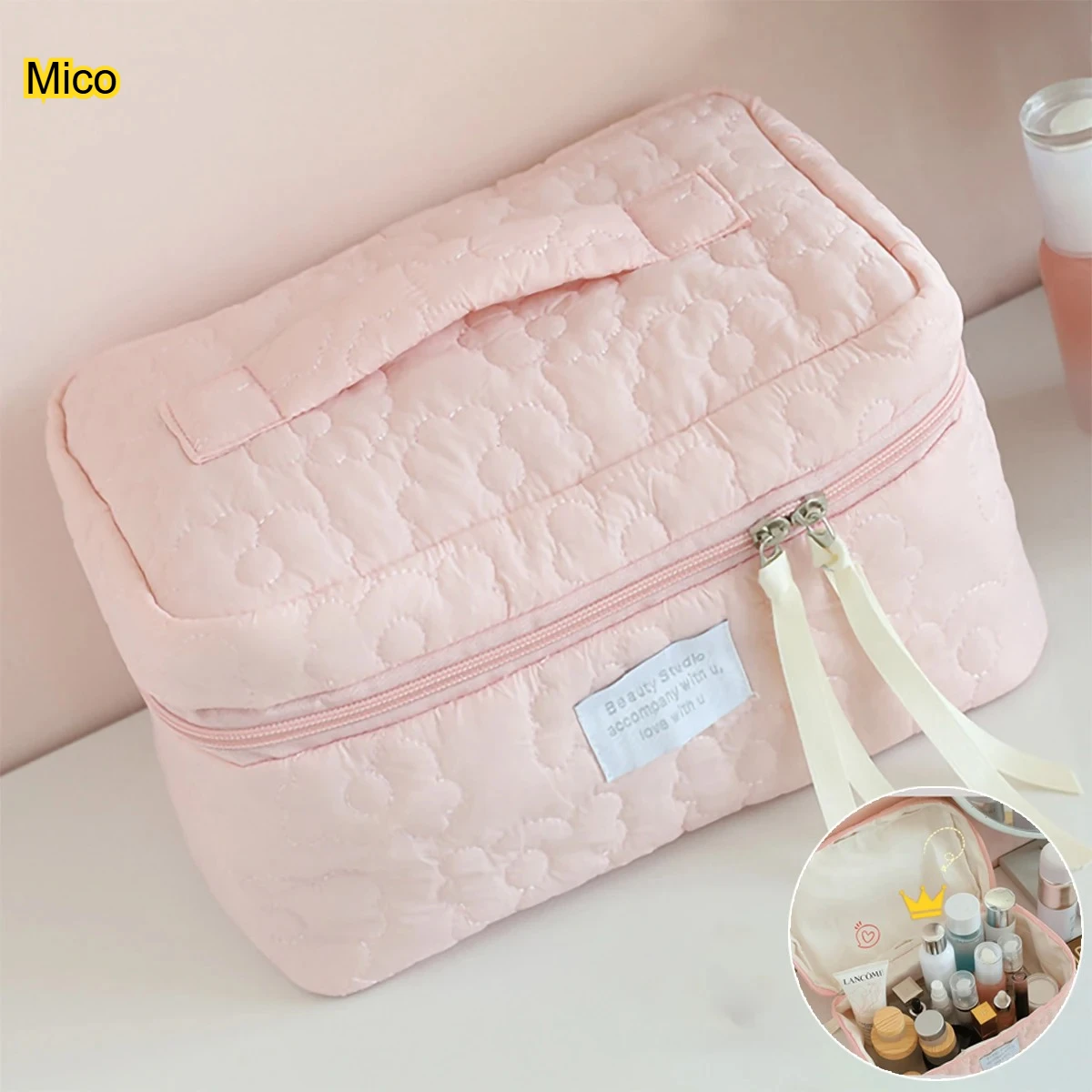 

Ins Style Candy Color Makeup Bag, Light Luxury Women Cosmetic Bag, Portable Travel Lipstick Storage Bag