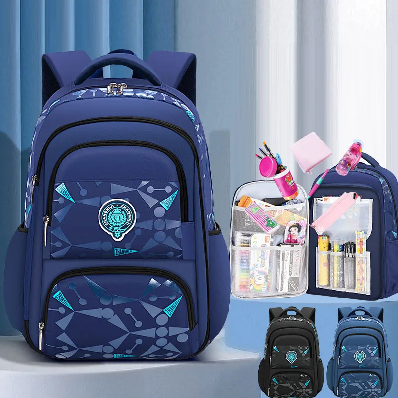 

Kids Child Backpack Teenager Schoolbag Large Capacity Primary Bookbag Bagpack School Bag Back Pack for Boy Children Book Bags