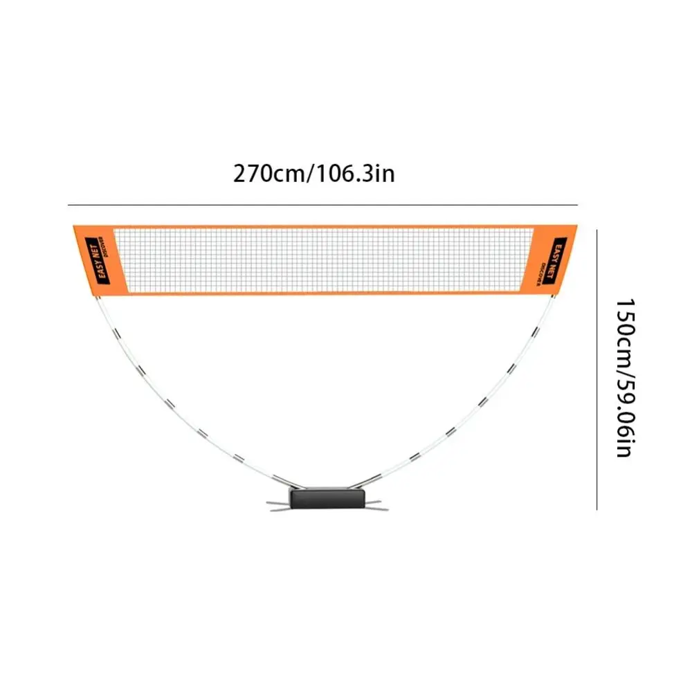 شبكة كرة الريشة قابلة للتعديل مع حقيبة حمل قابلة للطي، شبكة تدريب تنس الكرة الطائرة، سهلة الإعداد الاحترافية #6