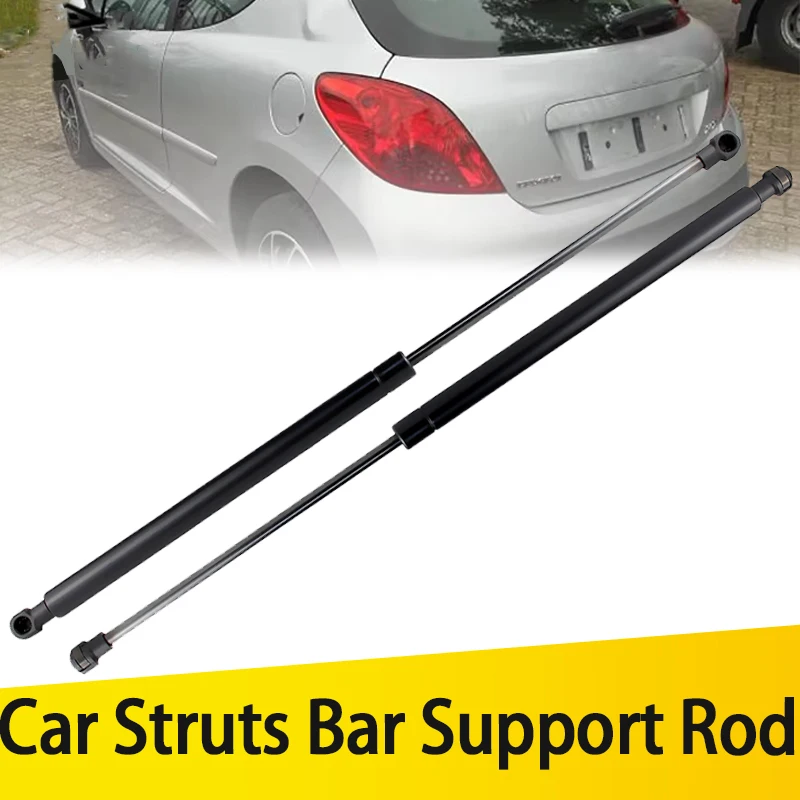 1Pair Car Trunk Struts 520mm For Peugeot 207 WA/C 2007 2008 2009 2010 2011 2012 2013 Hatchback Rear Tailgate Boot Lift Supports