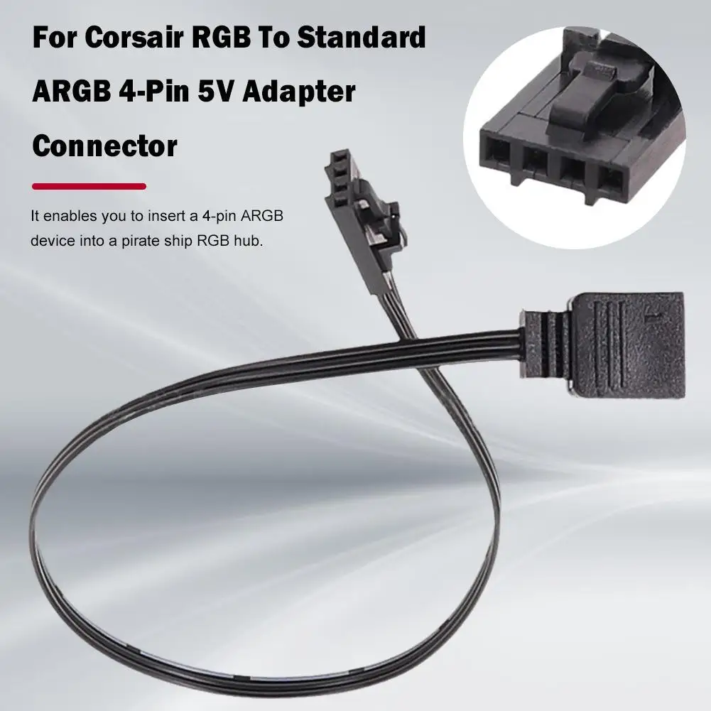 

Pirate Ship Controller Adapter Line QL LL120 ICUE Shengguang Sync ASUS HD ML Argb 4PIN Adapter Line 25cm To Ordinary 5V3 Pin