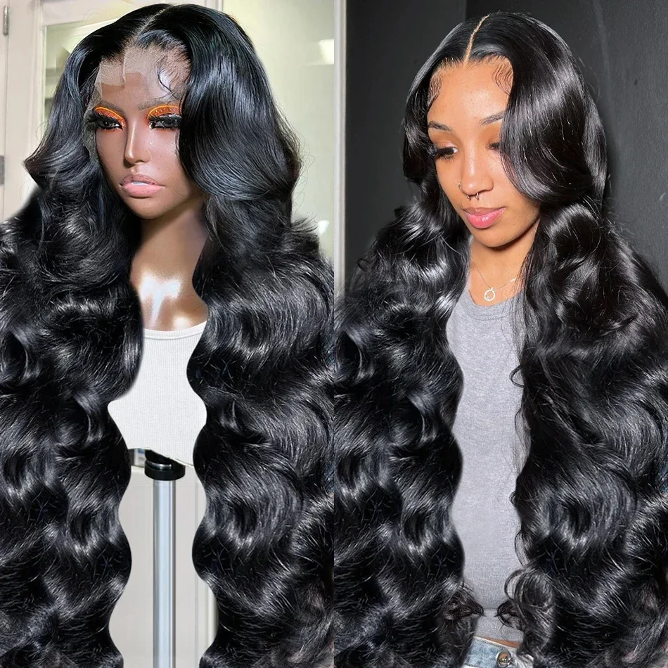 HD Transparent 13x4 13x6 Body Wave Lace Front Human Hair Wigs For Women 360 Lace Frontal Wig Pre Plucked 4x4 Closure Wig Mstoxic