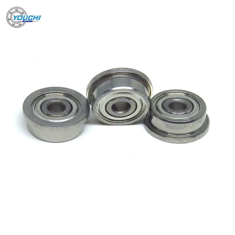 10pcs 3x10x4 mm SF623 2RS Hybrid Ceramic Flange Bearing F623 RS SF623C VORON Mobius 2/3 3D Printer Flanged Bearing