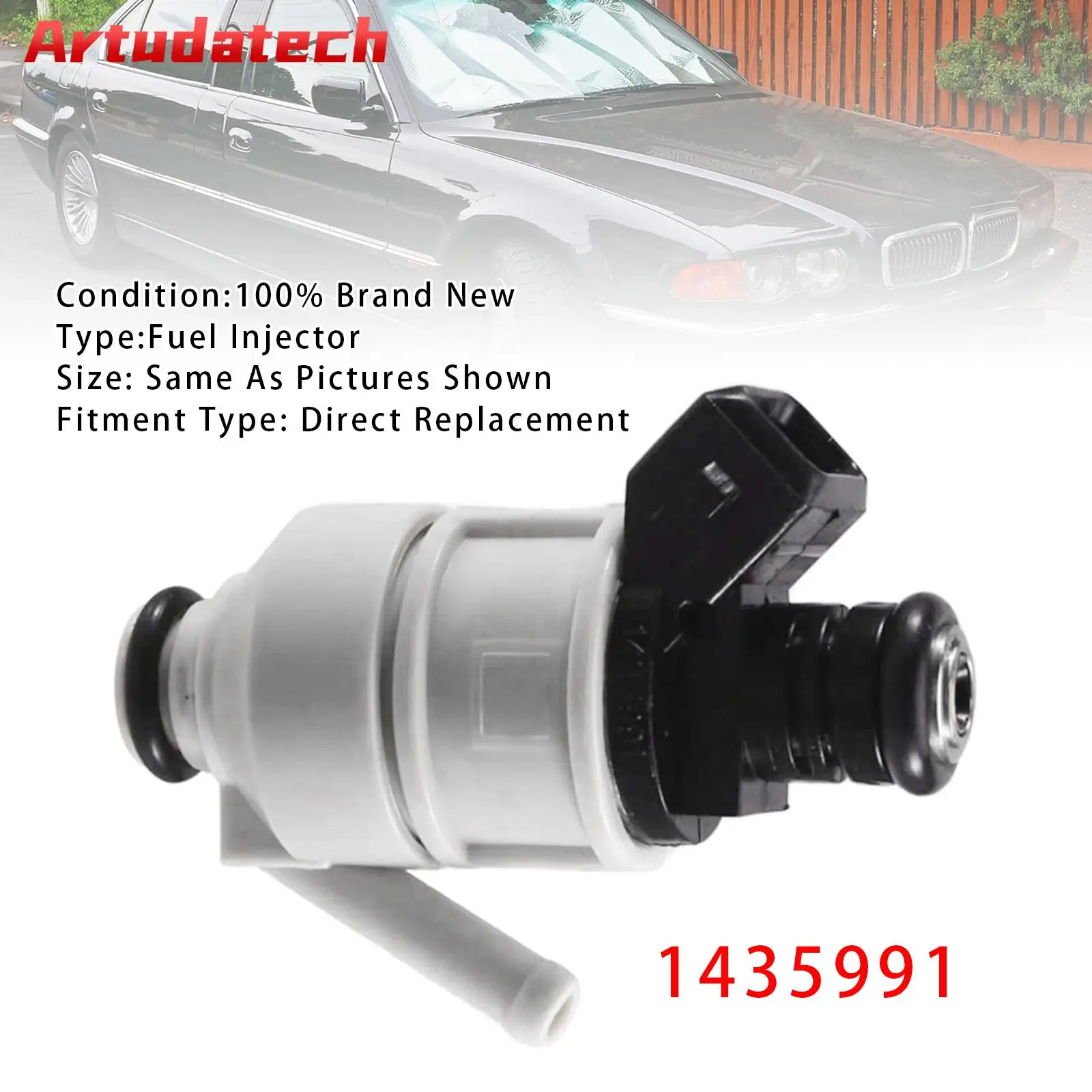 

Artudatech 1 шт. топливный инжектор для BMW E38 850i 750iL 5.4L V12 1998 1999 2000 2001 1435991, автомобильные аксессуары