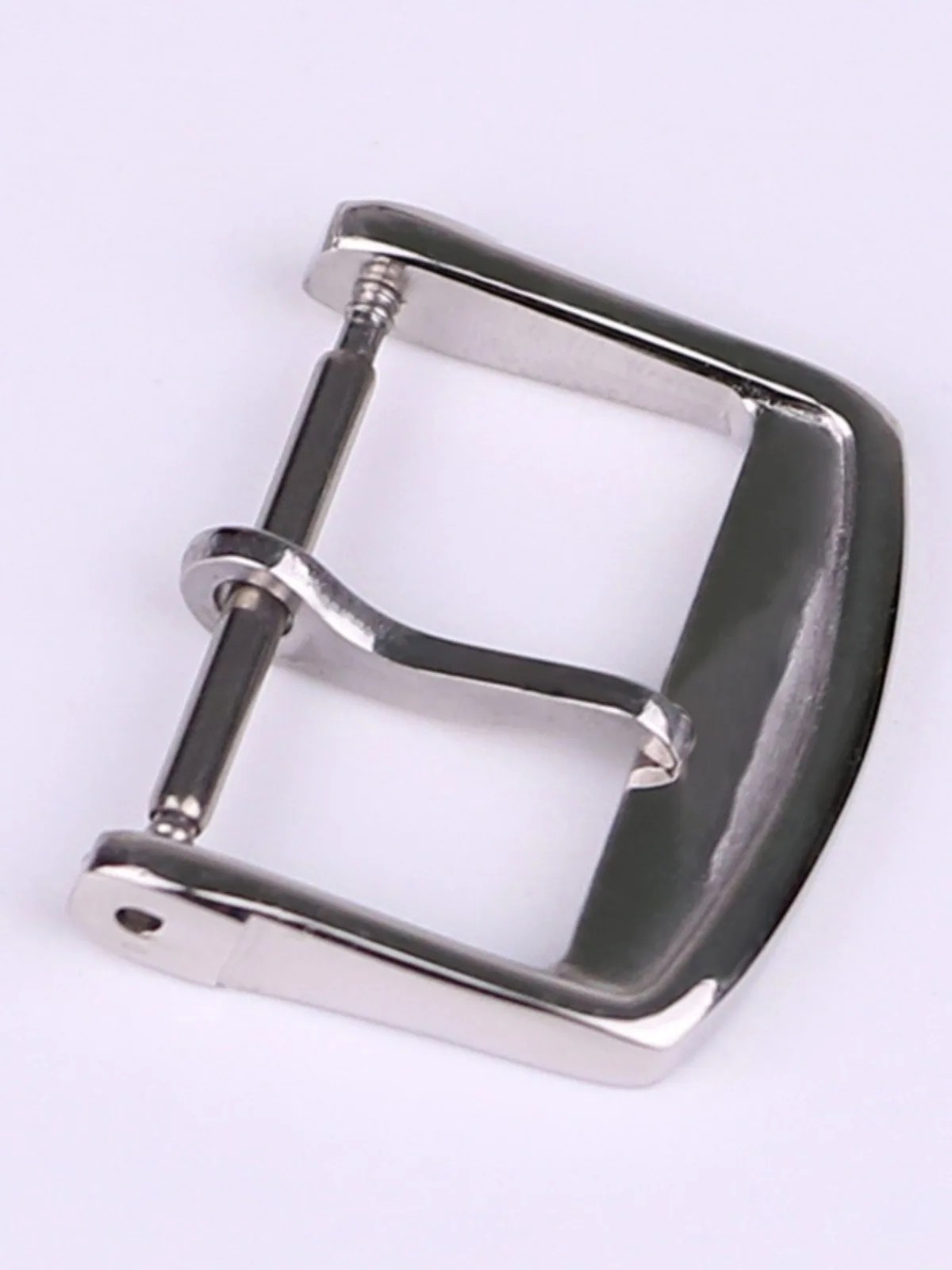 XIANERSHANG Custom Lon-gines Watch Clasp 18MM 16MM 14MM 12MM 10MM Convex Logo Belt Buckle Polished Stainless Steel Pin Buckle