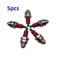 New 1/2/5PCS L7T Spark Plug Quality Spare Parts white red For Gasoline Chainsaw and Brush Cutter motosierra gasolina Chainsaws