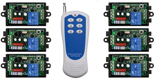 1000 м большой радиус действия AC220V 1 канал 1 канал RF беспроводной пульт дистанционного управления система передатчик + приемник, 433 МГц/лампа/окно/гаражные двери