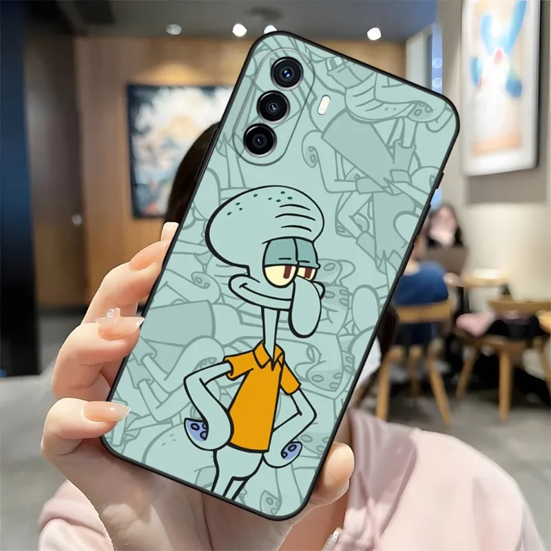 SpongeBob SquarePants Phone Case 2023 NEW For Huawei P30Pro P50 P40 P20 P10 P9 Y7 Y9S Lite Honor X8 X7 70 Pro Psmart Coque