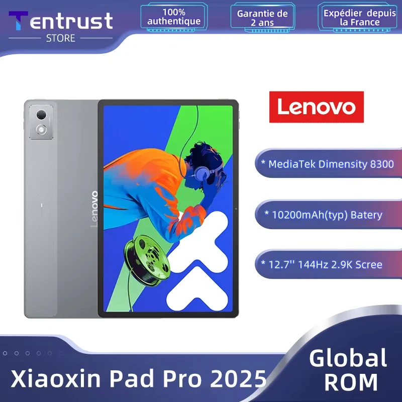 Global ROM Lenovo Xiaoxin Pad Pro 2025 Tablet Lenovo Xiaoxin Pad Pro 12.7 pollici 144Hz Display MTK Dimensity 8300 10200mAh Lenovo Idea Tab Pro