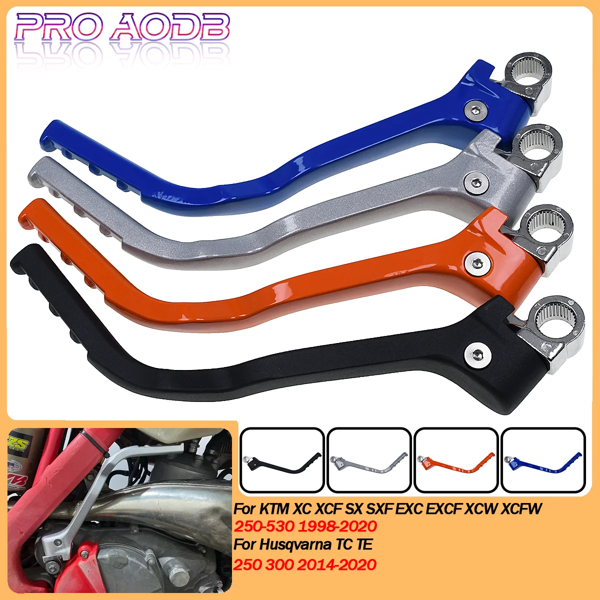 

Motorcycle CNC Forged Kick Start Starter Lever Pedal For KTM SX 250 XC250 XCW250 XCF250 XCFW250 SXF250 EXC300 XC300 XCW300 Etc