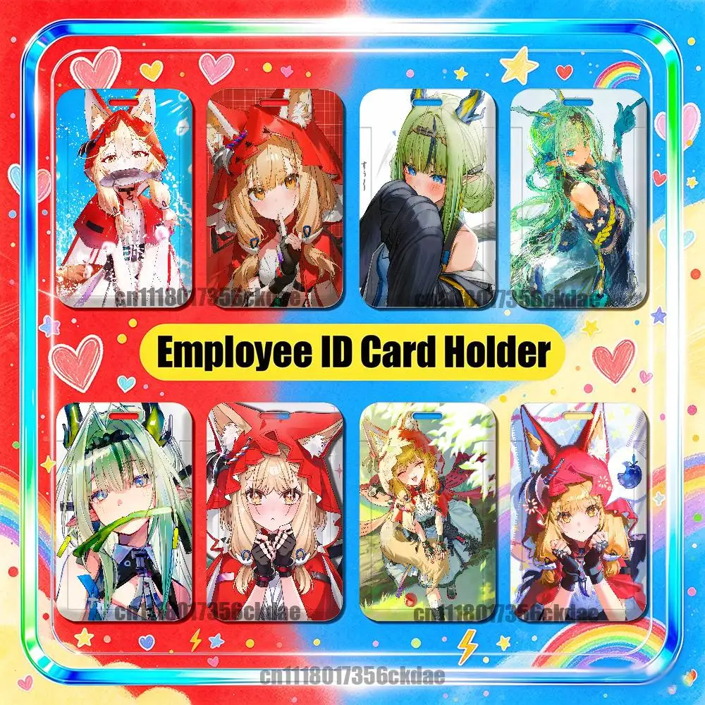 For Rossi Si Arknights Endfield Employee ID Card Holder Office Student Work Bank Credit Badge Decoration Case