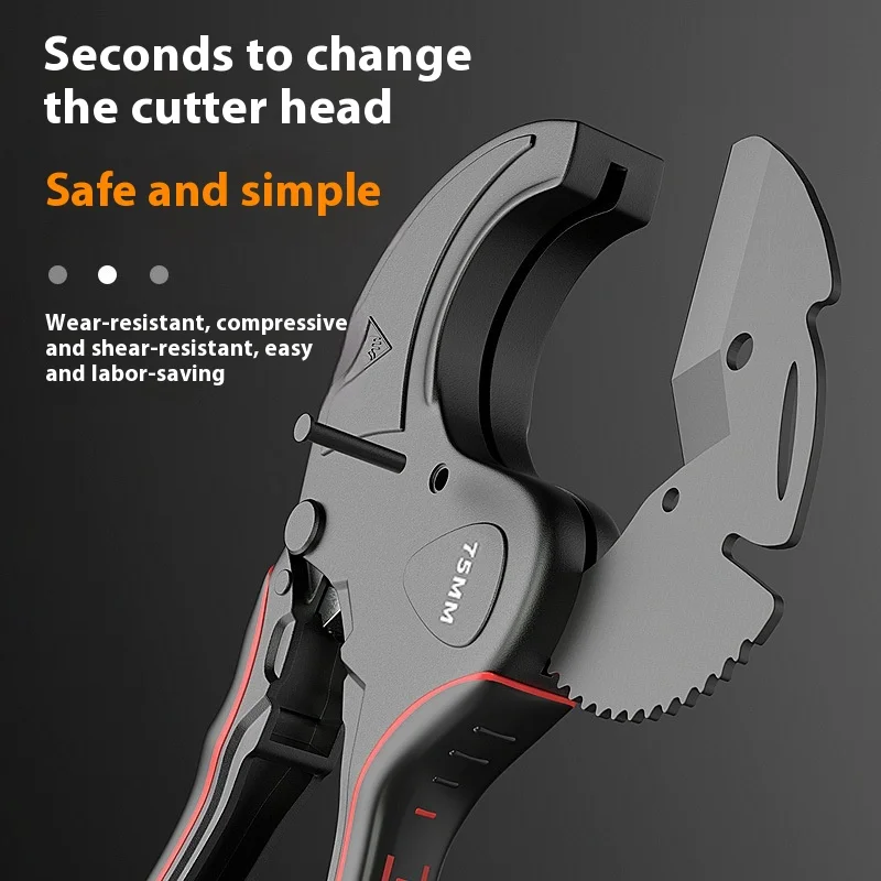 Wasser Rohr Schere Professionelle Hot Melt Rohr Schere PVC Scher Messer Rohr Cutter Rohr Cutter Selbst-Locking Ratsche Rohr Messer