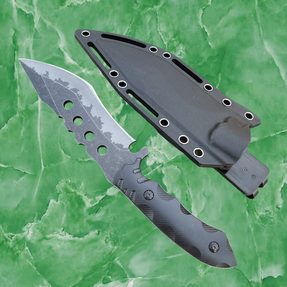 عالية الجودة سكين صيد ATS-34 شفرة سكينة تكتيكية في الهواء الطلق البرية أداة تخييم الدفاع عن النفس اليومية EDC سكينة سرفايفل