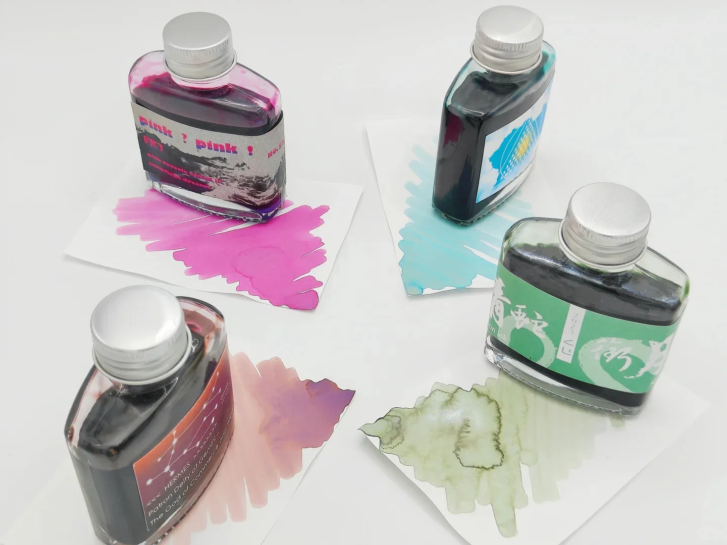 Zerkon's Ink, No. 44～51 Collection  Watercolor Ink Chromatography Journal Stationery Sheen Ink 50ml