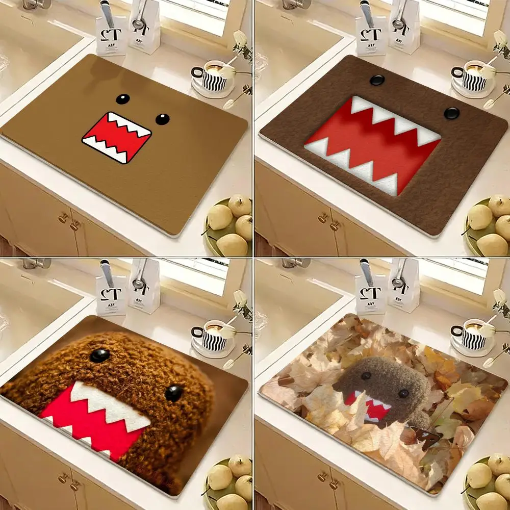 D-Domo-kun Japan Floor Mat Diatomite Floor Mat Fast Drying Odor Resistant Non Slip Bath Kitchen Mat