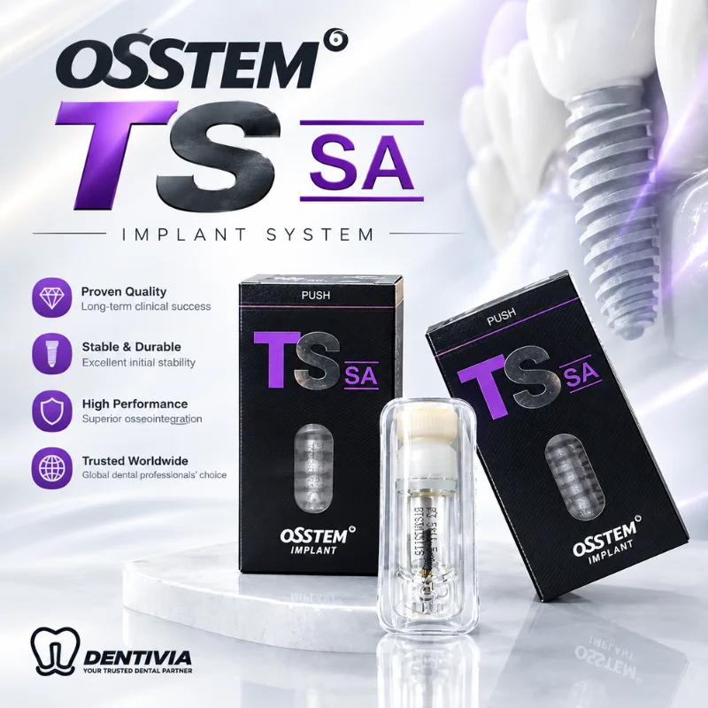 Original Osstem TS System Implant Fixture, Micro Mini Orthodontic Anchorage Bone Screw Professional Orthodontic Surgical Implant