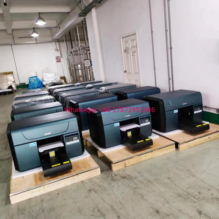 Newest Two I1600 Heads 2400dpi A2 Flatbed T Shirt Hoodies Pants Dtf Uv Printer A3 Printing Machine