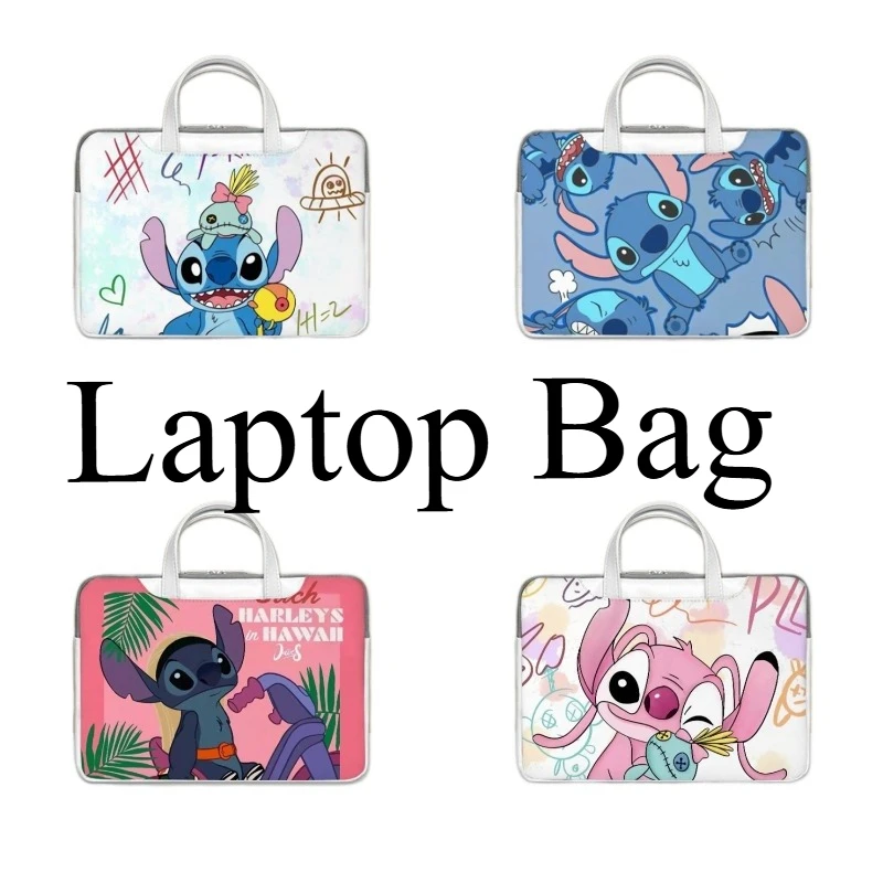

Сумка для ноутбука Disney Stitch, водонепроницаемая, 15,6-дюймовая, Lenovo Thinkbook 14 Apple, 13,3-дюймовая, водонепроницаемая, с героями мультфильмов, креативная сумка для пары, подарок