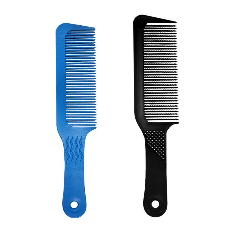 Friseur-Qualität Teasing-Haarkamm - Abgerundeter Wellenzahnkamm, Flachkopf-Stylingkamm, Friseurwerkzeug