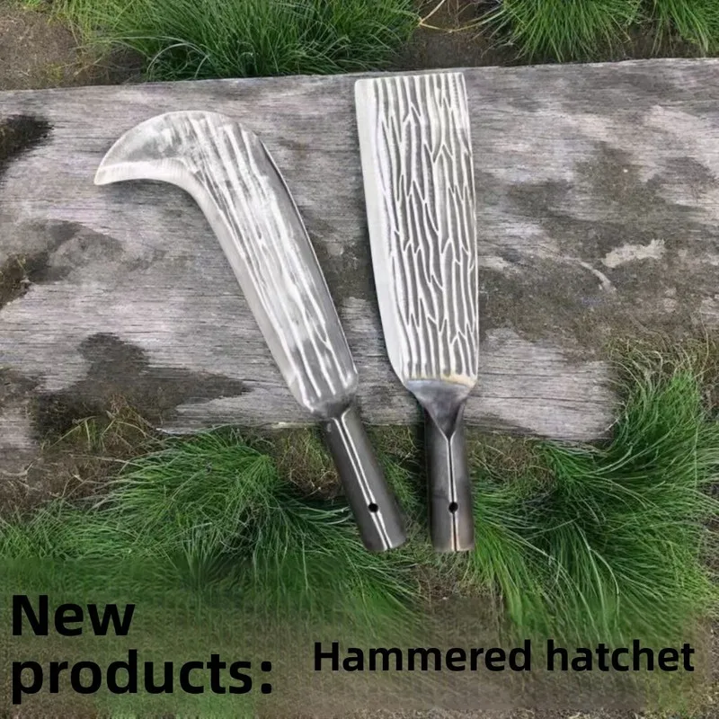High Manganese Steel Forged Machete Outdoor Farm Splitting Firewood Cutting Trees Clearing Household Use