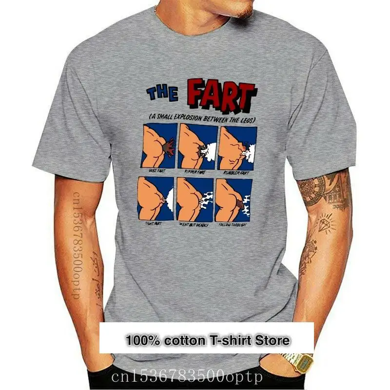 2021 nuevo de la camiseta con texto Fart Vintage camiseta de broma 80s 90s Humor Tee pequeño mediano de los hombres t camisa