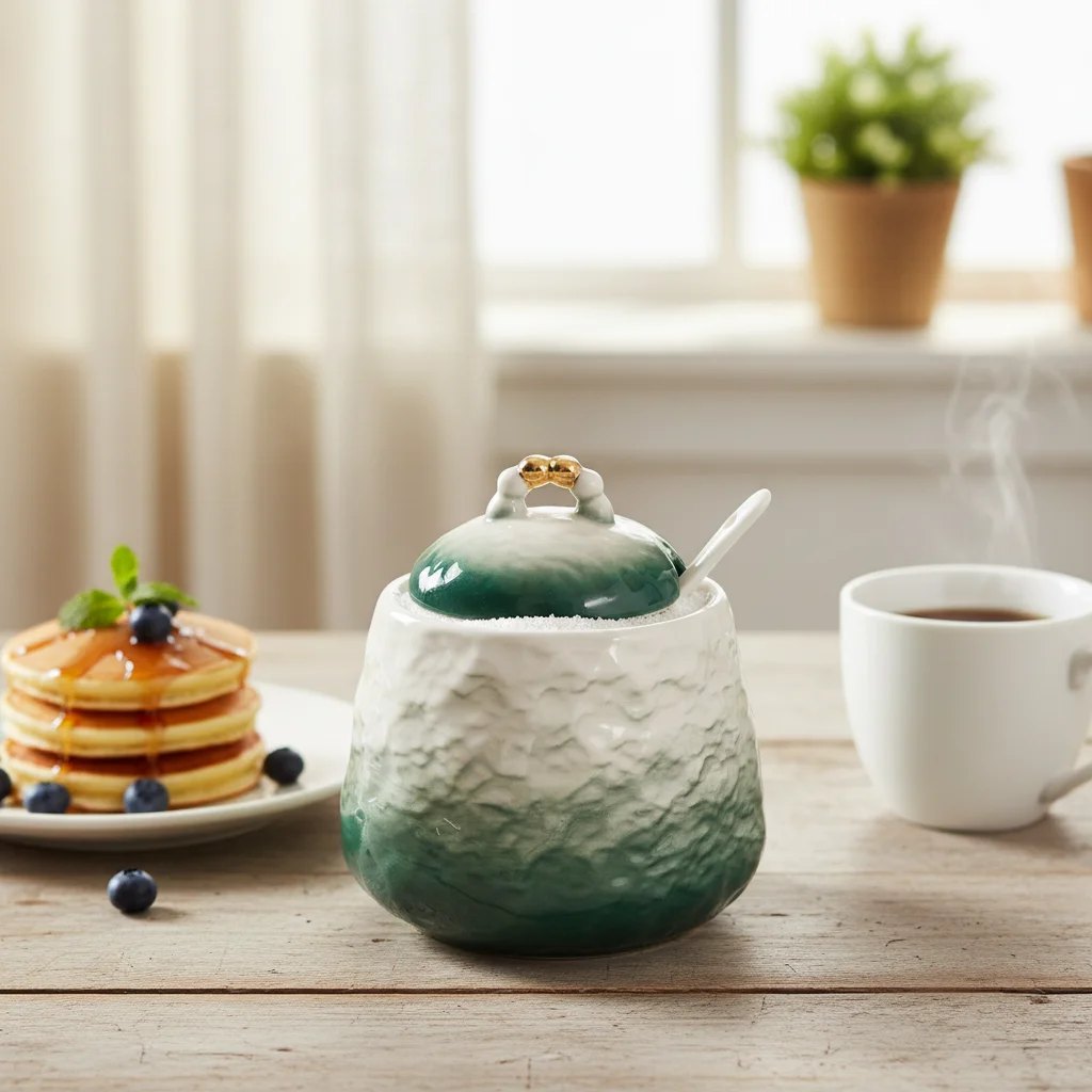 

Керамическая банка для специй с глазурованной отделкой, устойчивая к высоким температурам, для использования на кухне и дома