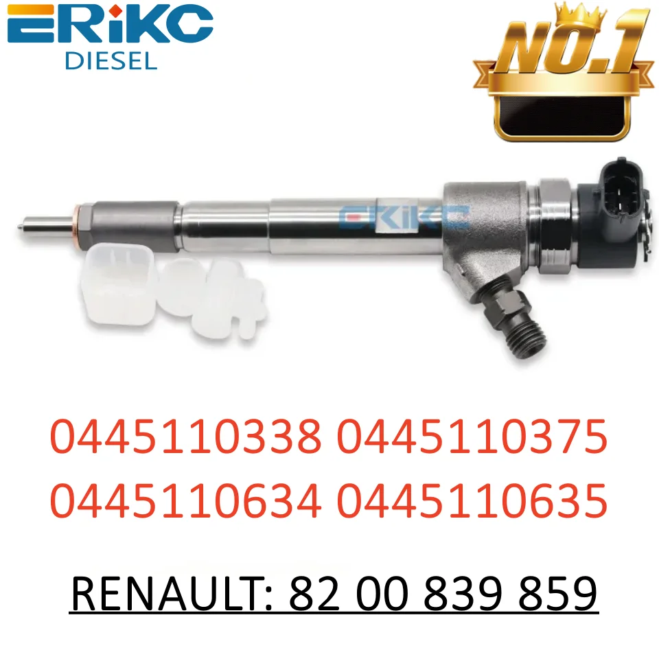 

Injector Nozzle 0445110338 0445110375 0445110634 0445110635 0986435205 0986435234 for OPEL Renault Vauxhall Ford Nissan 2L