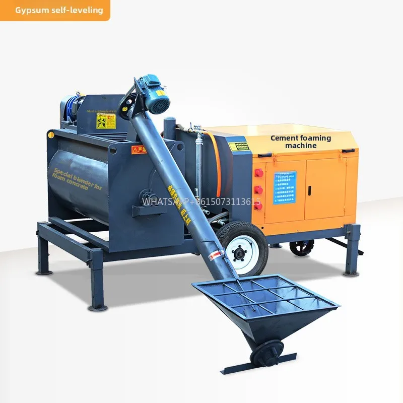 Macchina completa per la produzione di calcestruzzi in schiuma leggera Macchina completa per schiumare il cemento con componente motore centrale