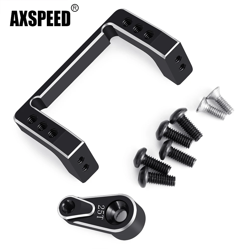 AXSPEED Aluminum Alloy Servo Arm Mount for LOSI 1/16 Mini-B 2WD RC Buggy Truck Model A20CLS Servo Upgrade Parts