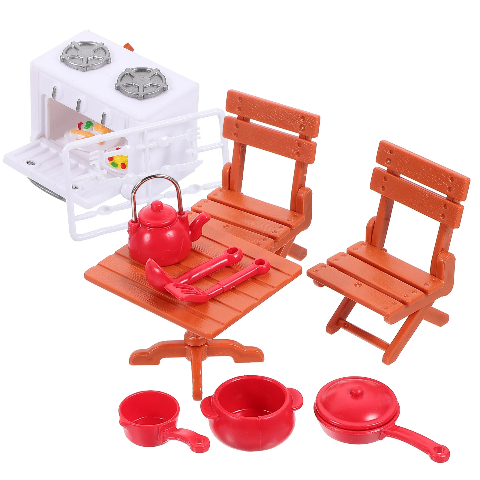 Children's Dollhouse Tiny Kitchen Accessories Utensils Micro Landscape Decoration Plastic