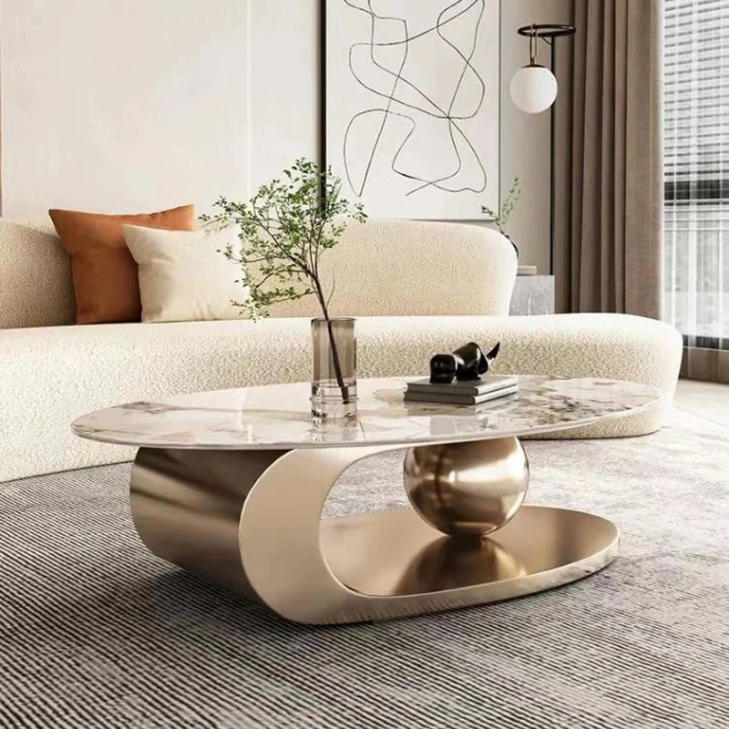 Living Room Table Floor Dining Rooms Coffee Tables Luxury Design Corner Auxiliary Desk Mesa Lateral Moveis Desks Tea Furniture