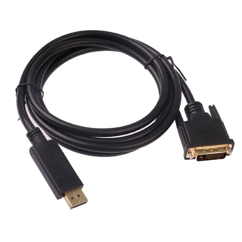 Adapter DisplayPort DP na DVI Connecto Kabel Conversion Line 1.8M FHD 1920*1080P do komputera stacjonarnego Laptop PC TV Monitor Projektor