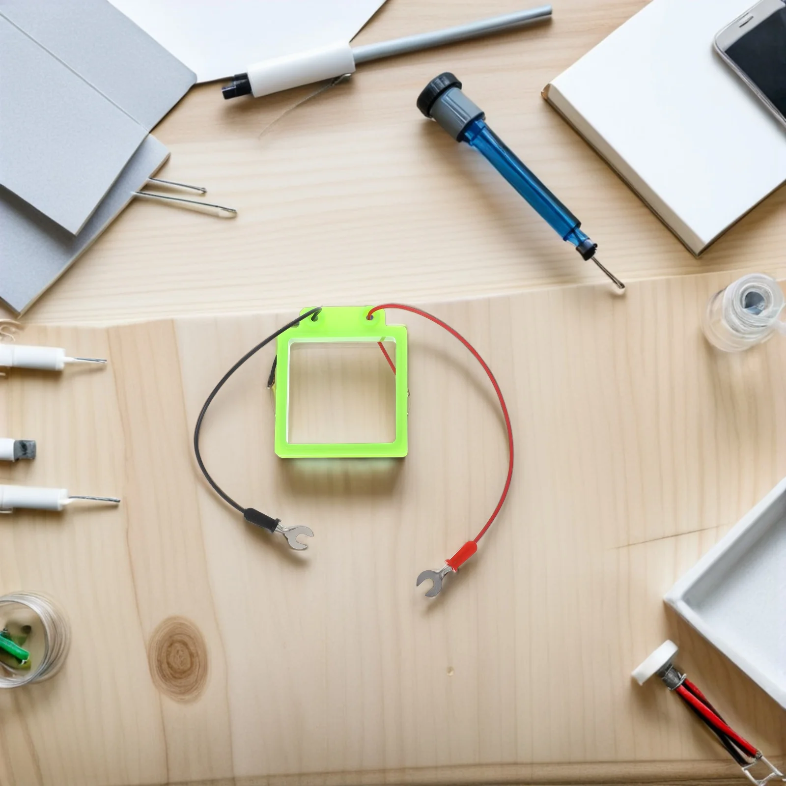 

Square Electromagnetic Induction Coil Set Copper Physics Teaching Tool Science Experiment Kit Electromagnetism Apparatus