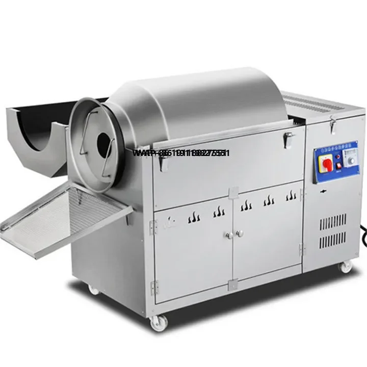 

Commercial Sesame Sunflower Seed Cashew Nut Grain Roaster Roasting Sunflower Peanut Roaster Machine