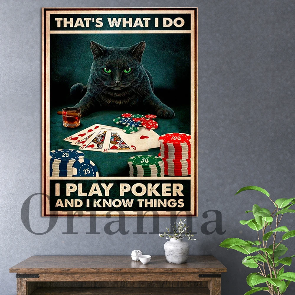 jeu-de-poker-pour-chat-noir-art-mural-pour-les-amoureux-des-chats-noirs-cadeau-pour-les-amoureux-du-casino-peinture-sur-toile-de-chat-noir-cadeaux-d'halloween