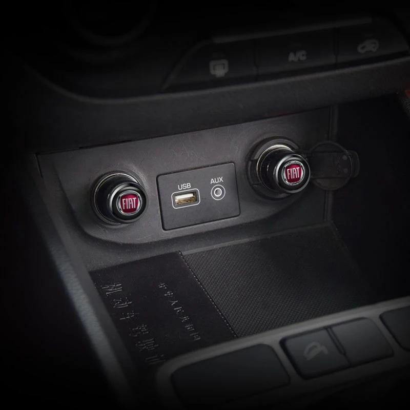 2 قطعة ولاعة السجائر في السيارة التوصيل ولاعة السجائر عنصر التوصيل لشركة فيات 500 غراندي ستيلو فريمونت بونتو أسترا برافو دوكاتو #4