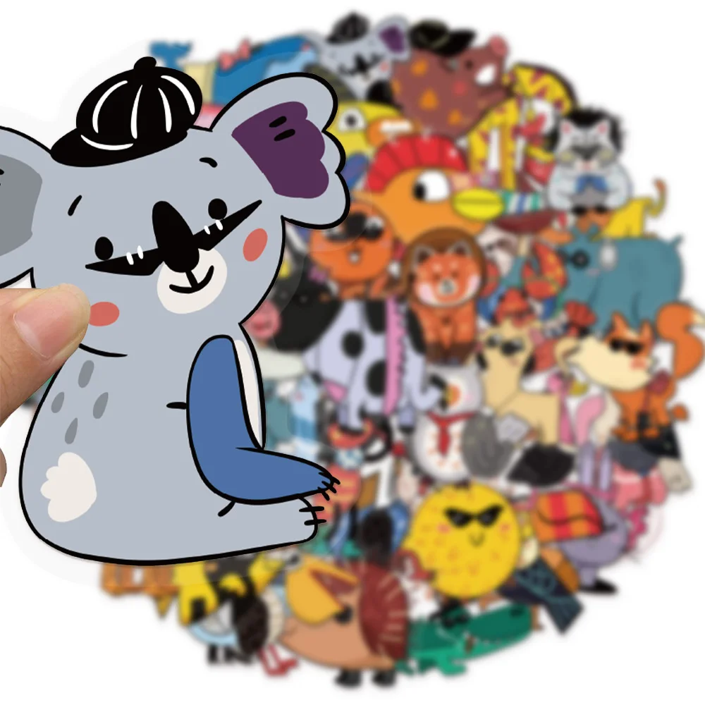 50PCS Fashion 3D Graffiti Stickers, DIY Luggage, Notebook, Water Cup, Waterproof Stickers