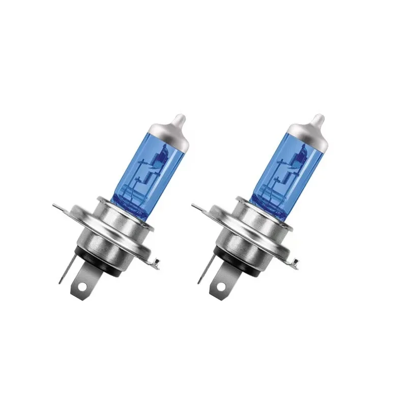 2pcs H4 P43t Quartz 12V60/55W Halogen Bulb Super White Headlights High Power 100W Auto High Low Light 6000K