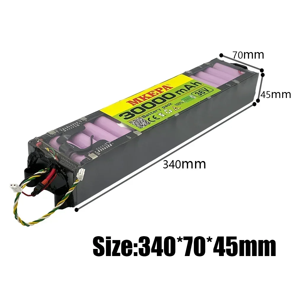 Original 36V 30000mAh battery For Xiaomi M365 M356 Pro Special battery pack 36V Li-ion battery 30000mAh. For Xiaomi series.