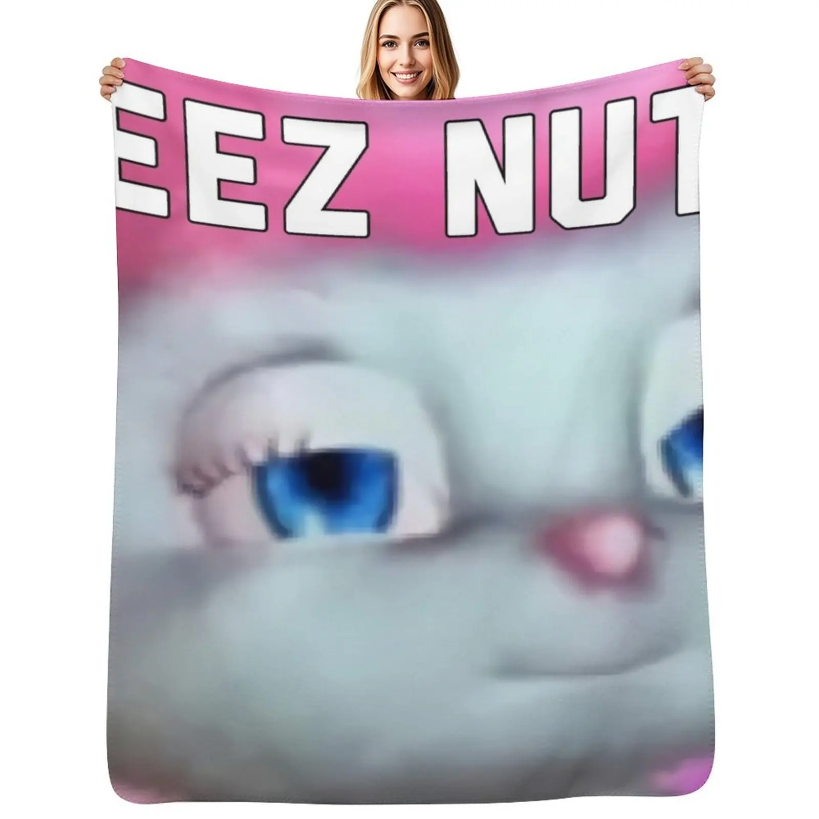 

Bibble Deez Nuts Throw Blanket Soft Beds Decorative Sofa Custom Luxury Thicken Blankets