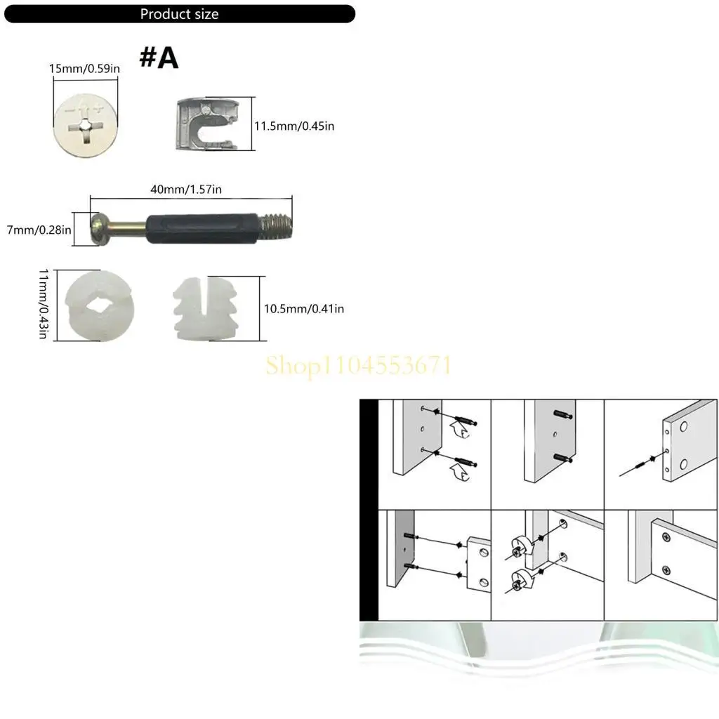 Best Seller Innovative Eccentric Wheel Fixer Connectors Enhances Stability Easy Maintenance