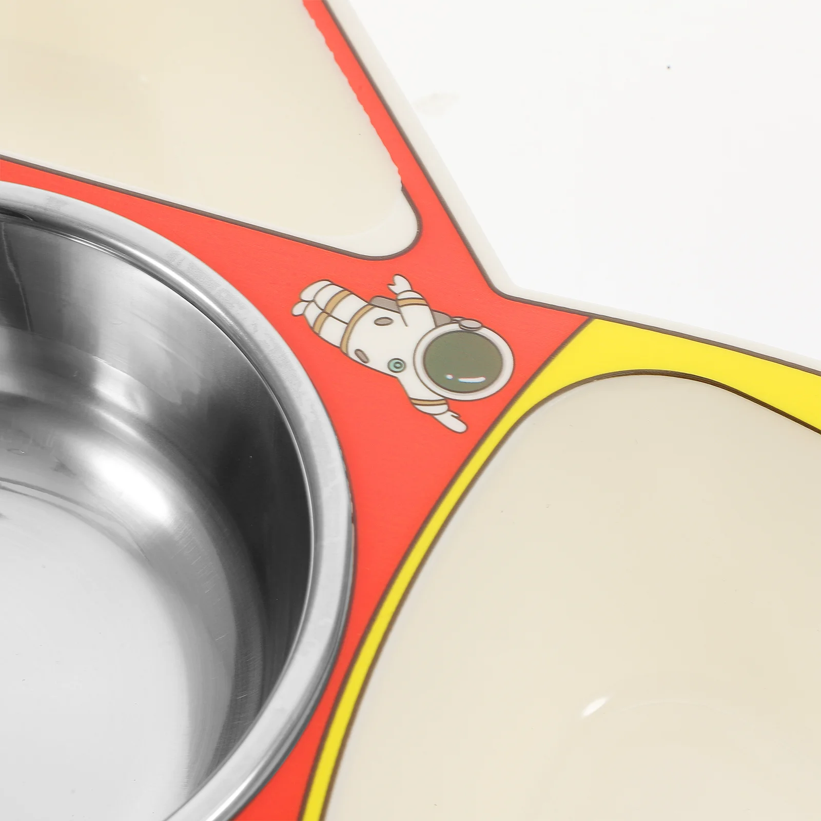 

1 Set Of 6-Compartment Airplane-Shaped Food For Kids Bpa-Free Divided Dinner Plate Cartoon Design Toddler Eating Bowl Appetizer