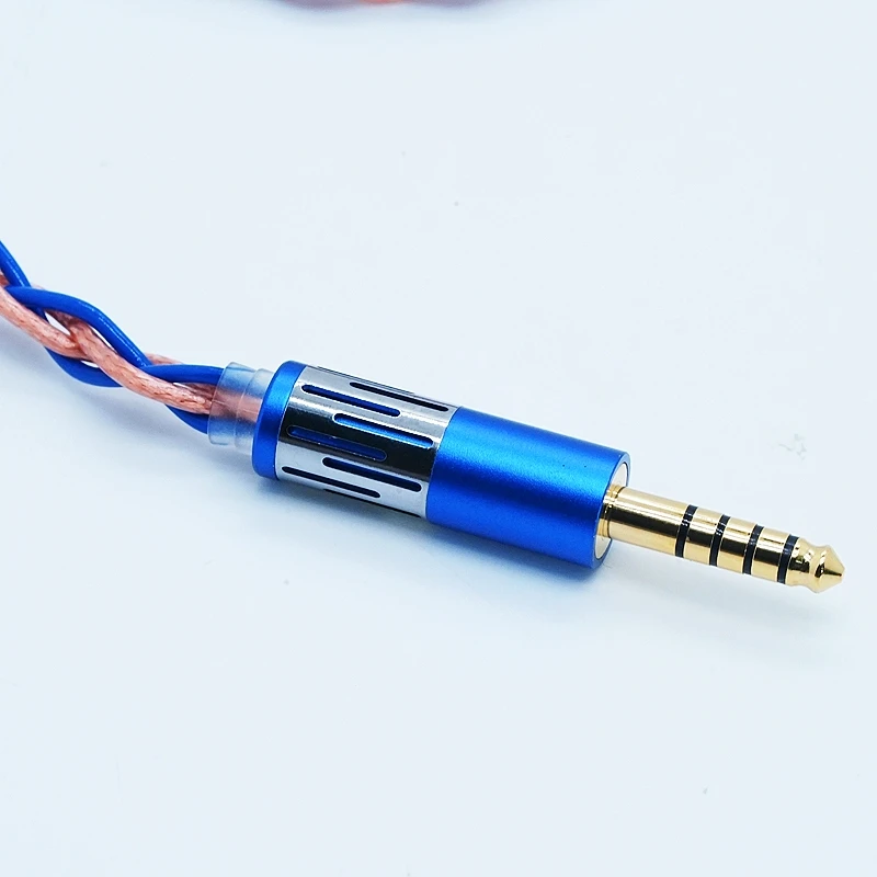 XINHS L05 Blue Star  4-Core Blue Copper Braided 7N Single Crystal Copper Headphone Upgrade Cable，For MMCX/0.78 2PIN/QDC/IE900 view 4