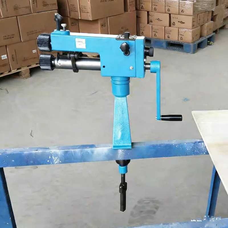 

crimping machine RM08，Manual edge crimping machine，4kw，tabletop type